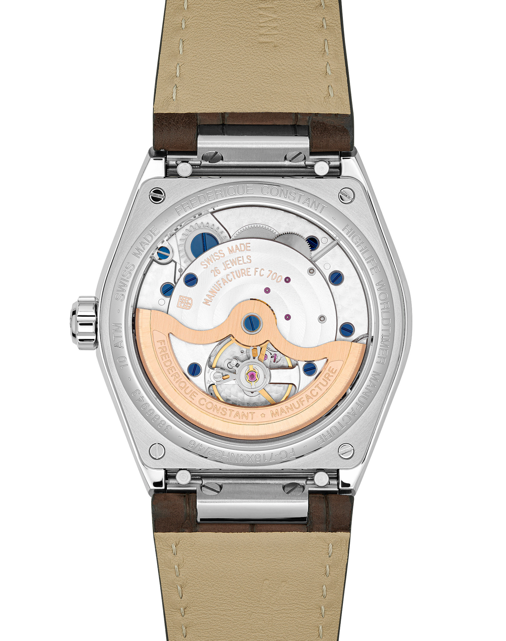 Highlife Classic Worldtimer Watch FC-718C4NH6 | Frederique Constant